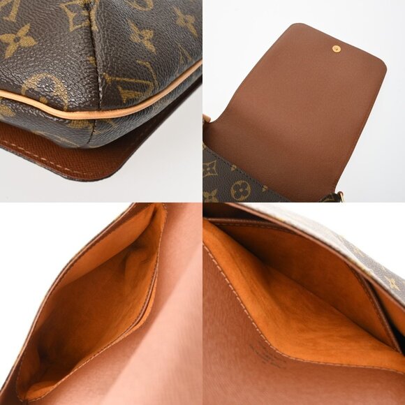 LOUIS VUITTON Brown Monogram Canvas Shoulder Bag - Picture 10 of 11